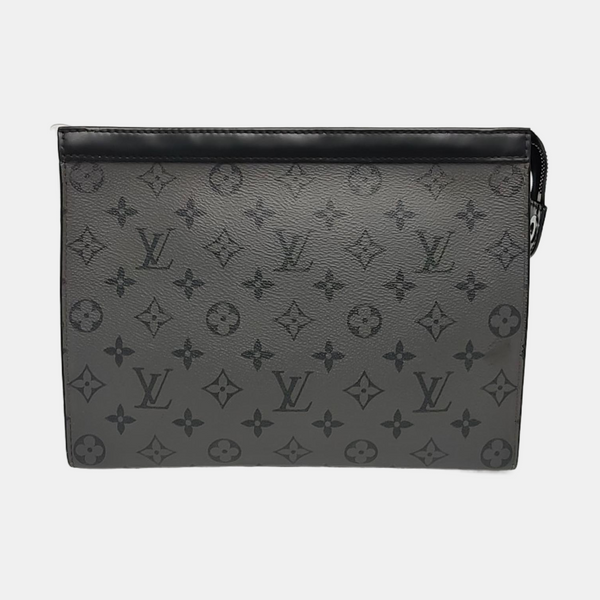 Pochette Voyag MM Monogram Coated Canvas Gray