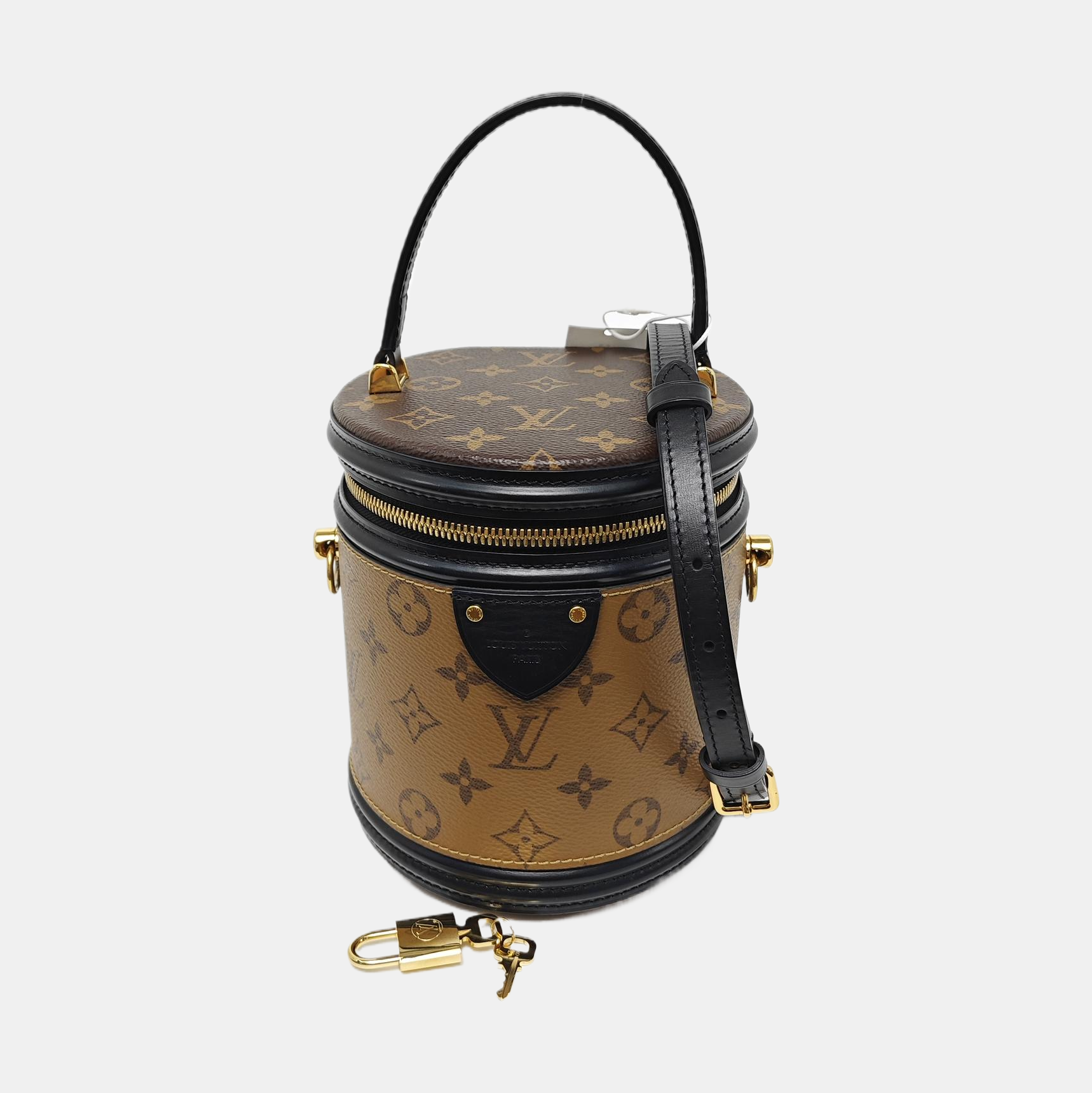 CANNES PM Monogram Coated Canvas Brown