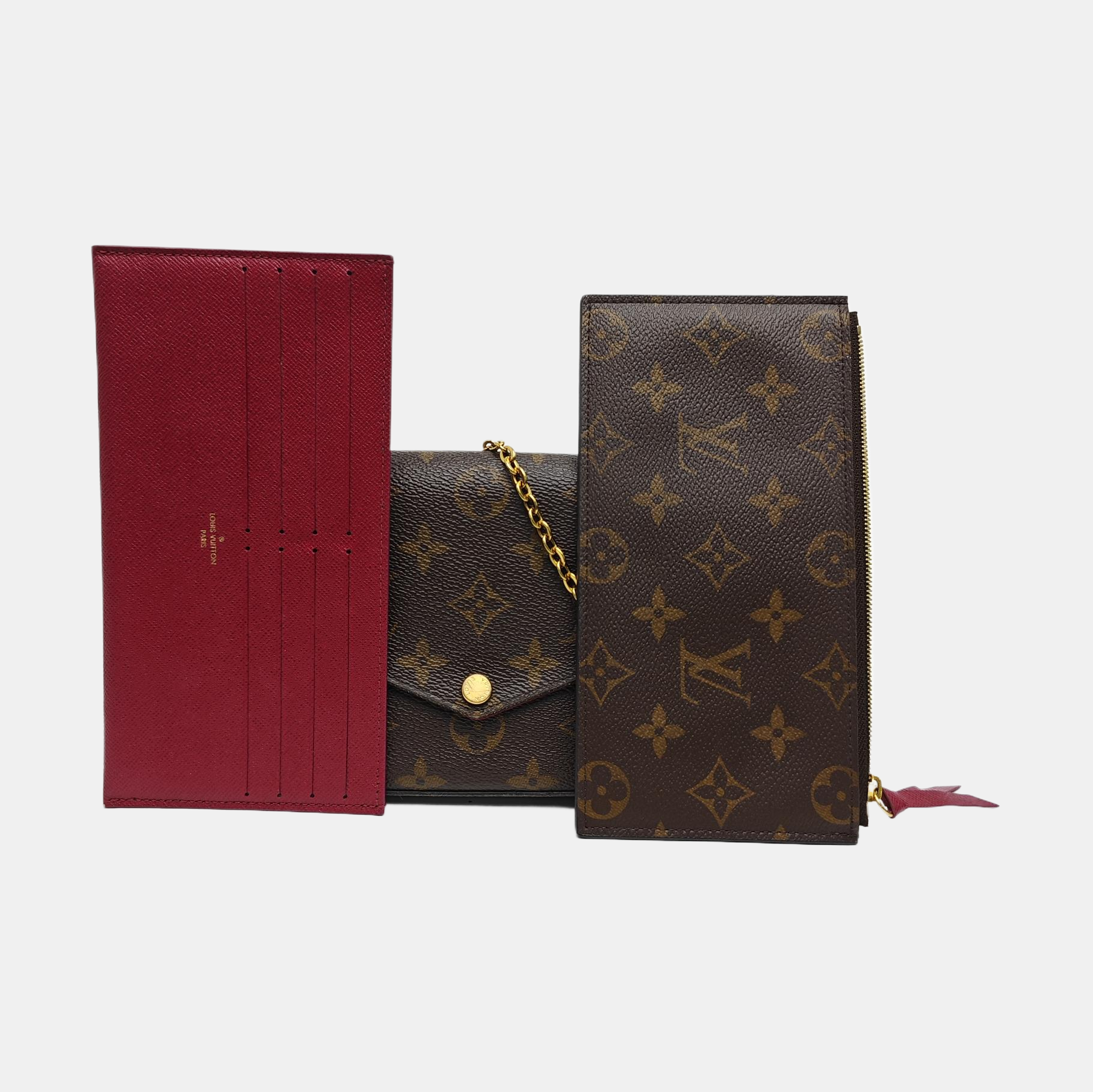 FÉLICIE Monogram Coated Canvas Brown