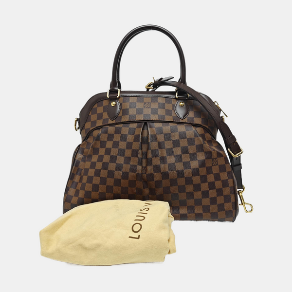 TREVI GM Damier Ebene Coated Canvas Brown