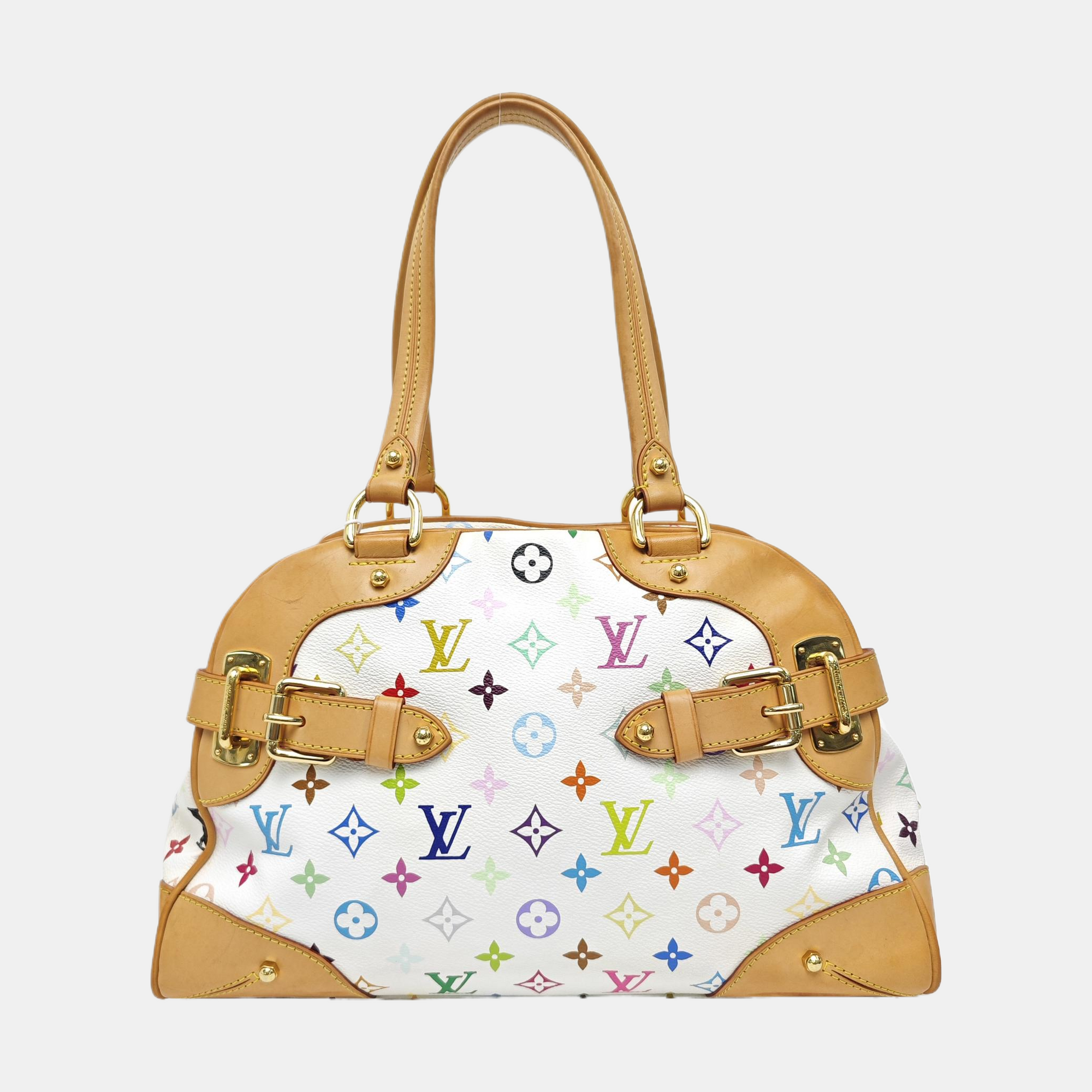 LV × TM CLAUDIA Monogram Coated Canvas White