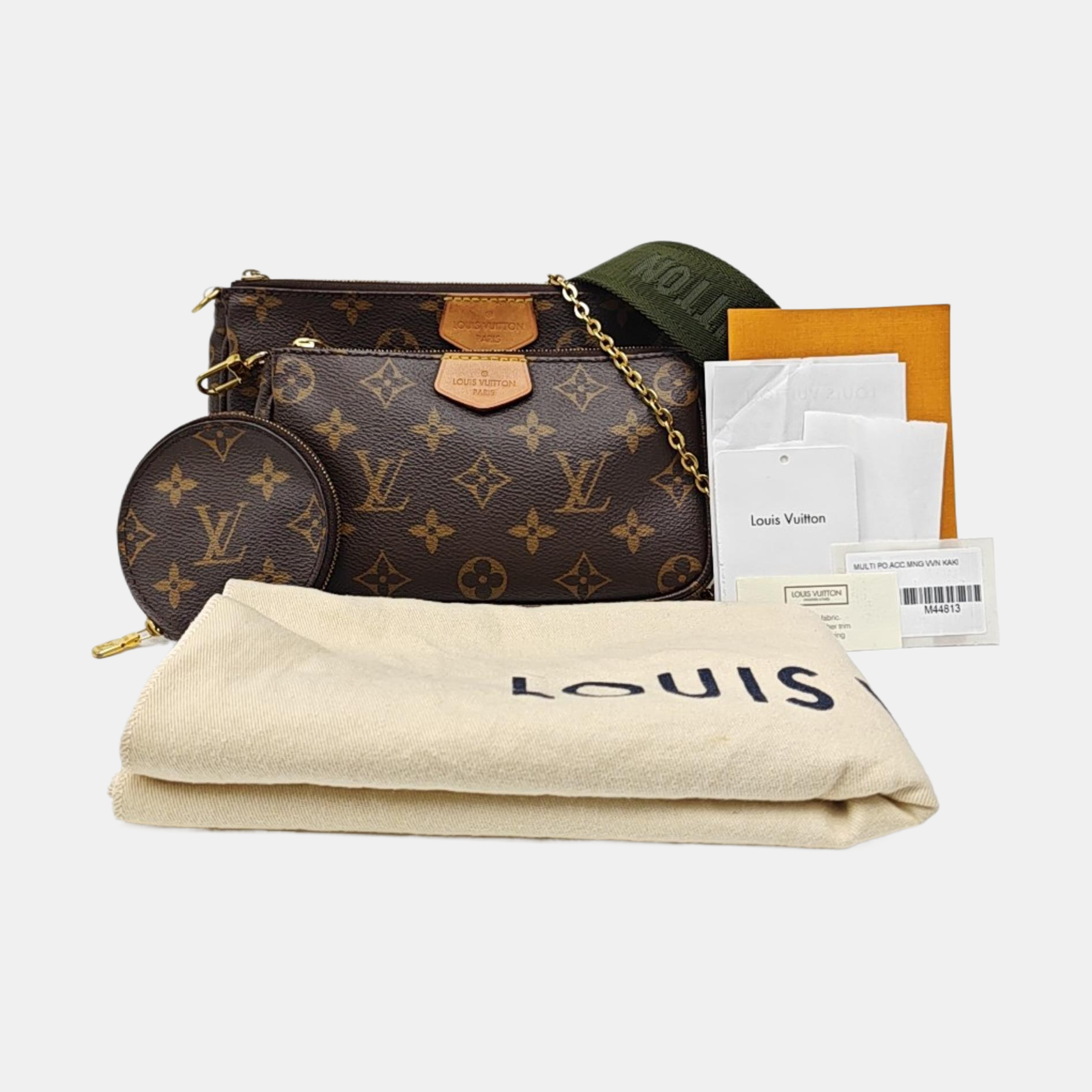 MULTI Monogram Coated Canvas Brown