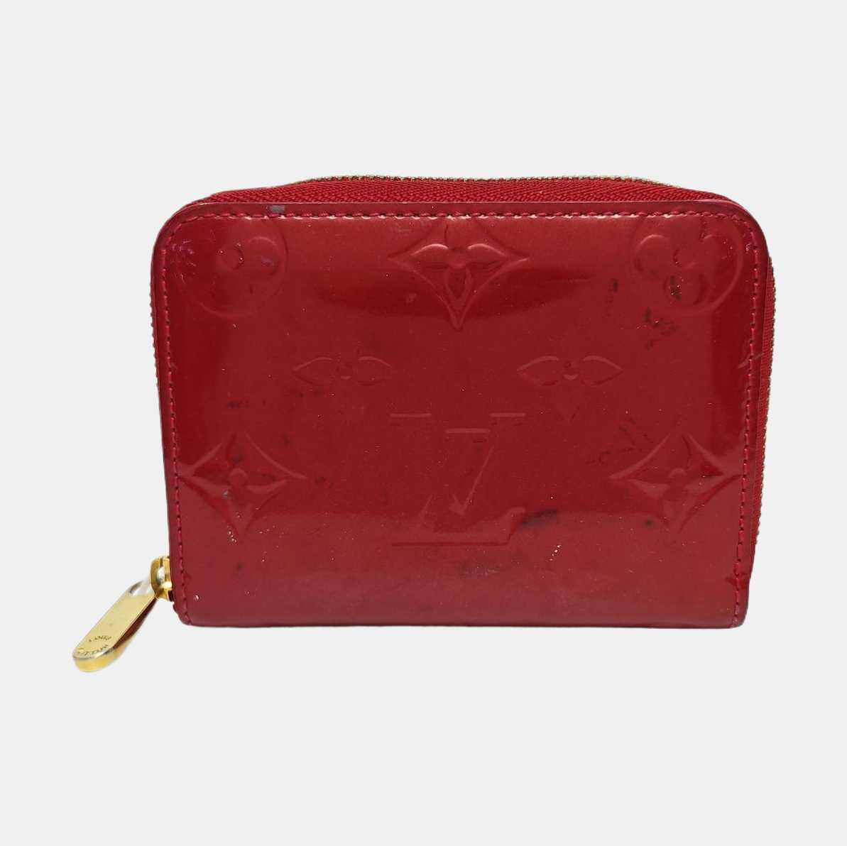 ZIPPY Patent Leather Red Wallet