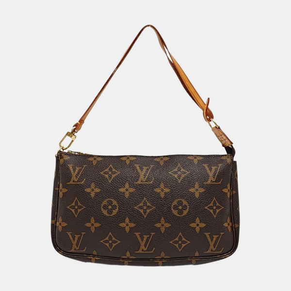 ACCESSOIRES Monogram Coated Canvas Brown