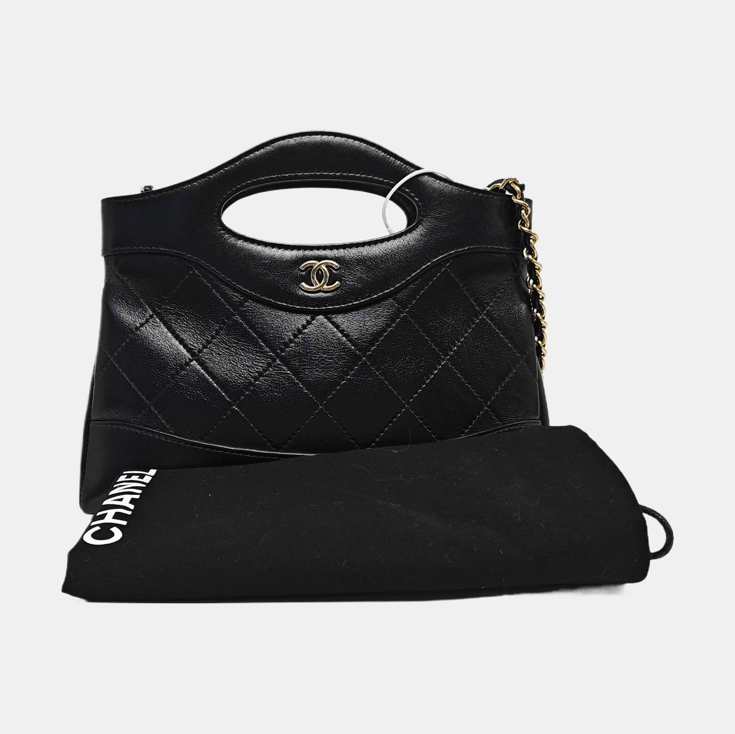 CHANEL 31 Nano Quilted Calfskin Black