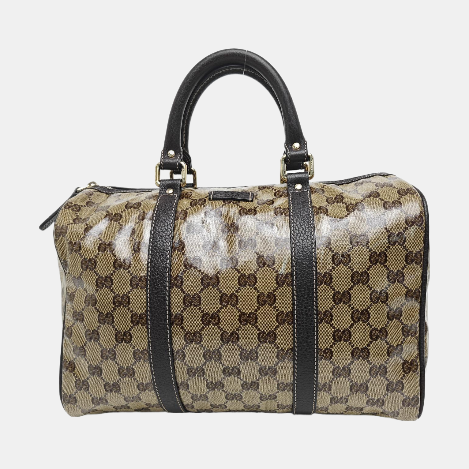 Joy Monogram Coated Canvas Beige