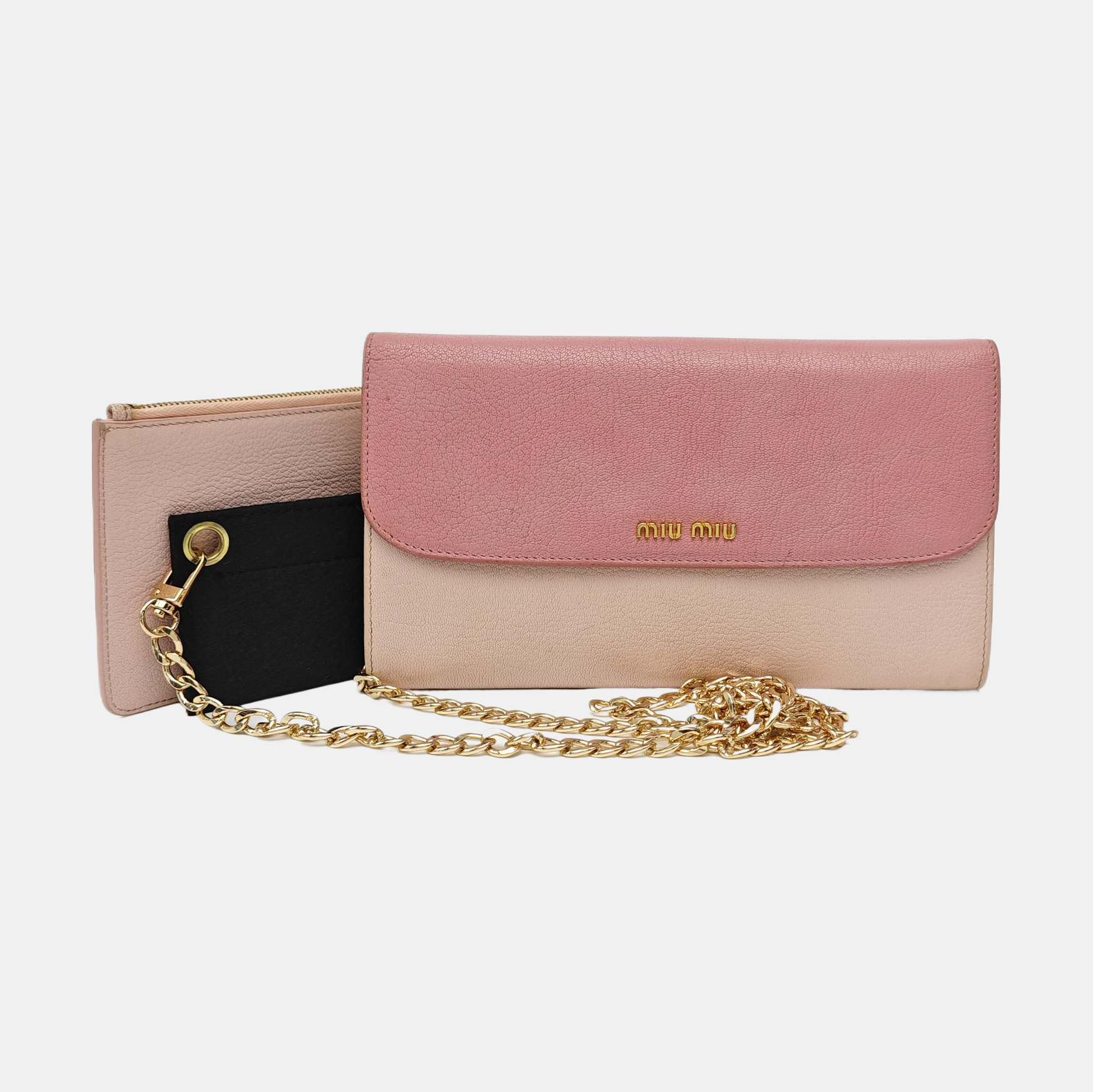 Lambskin Clutch Pink