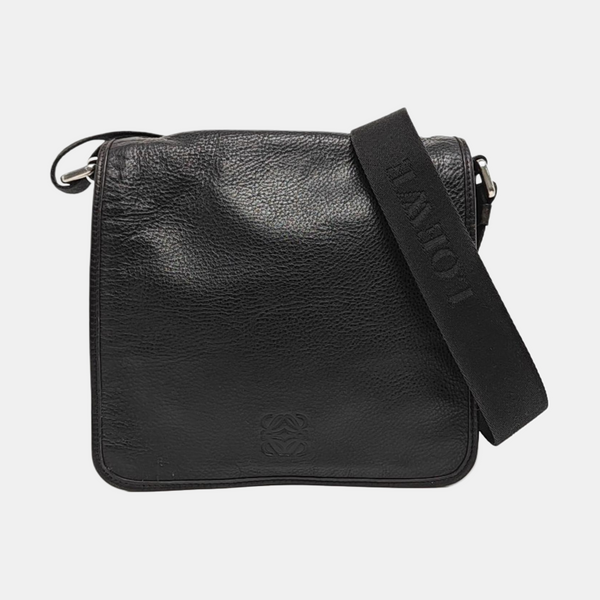 Calfskin Shoulder Bag Black