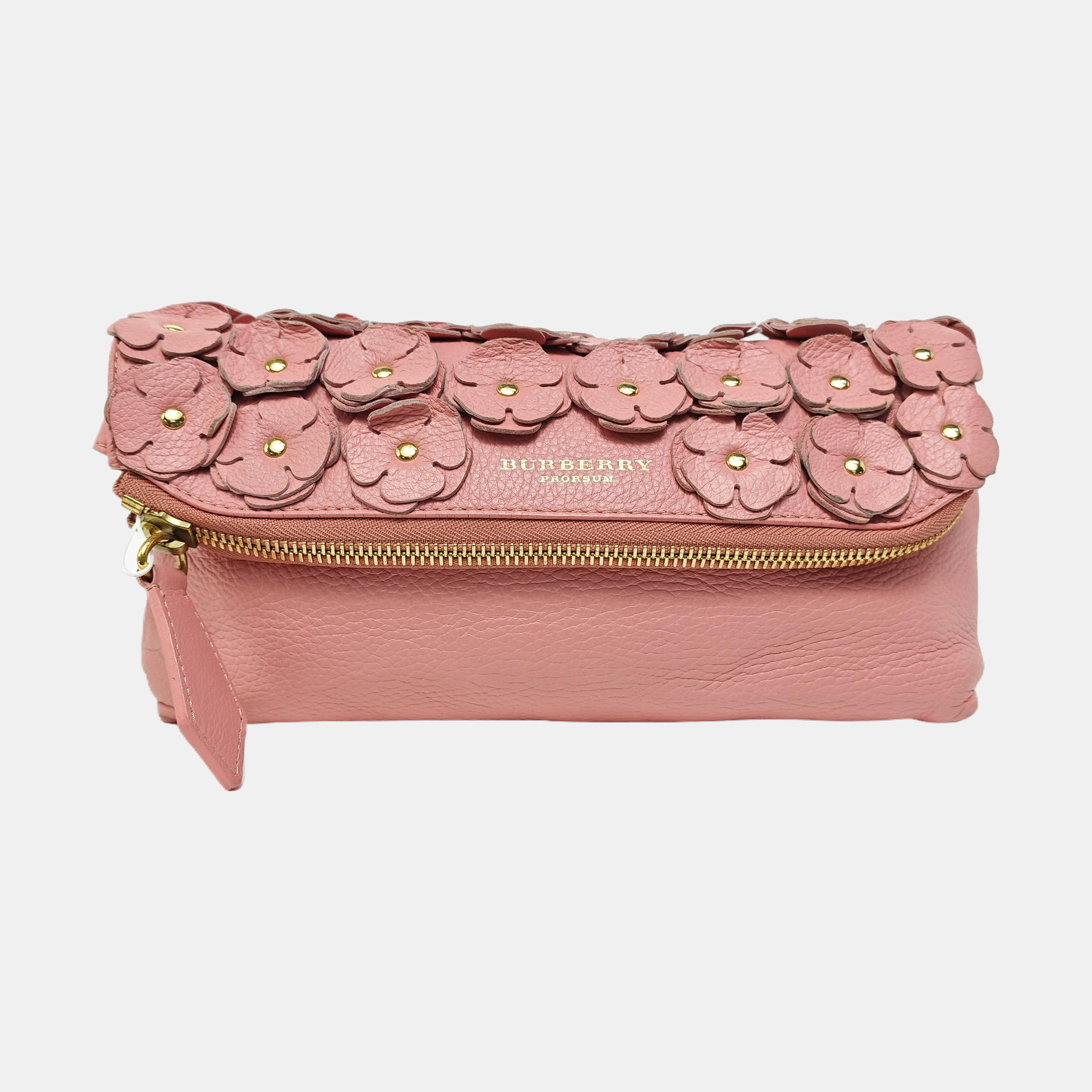 Leather Tote Bag Pink