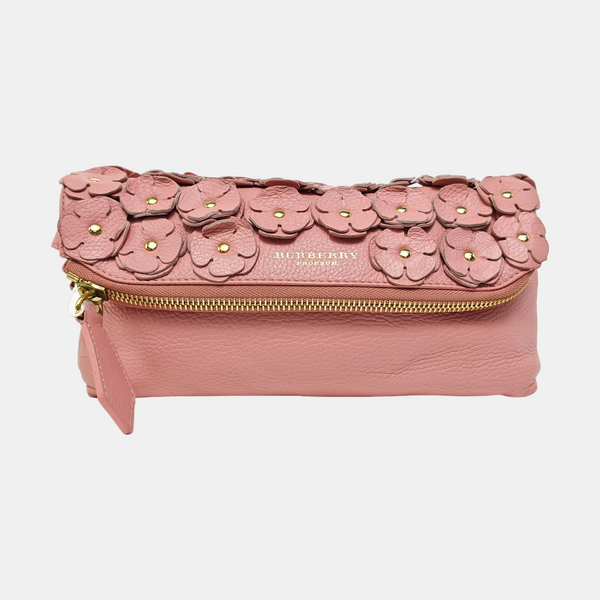 Leather Tote Bag Pink