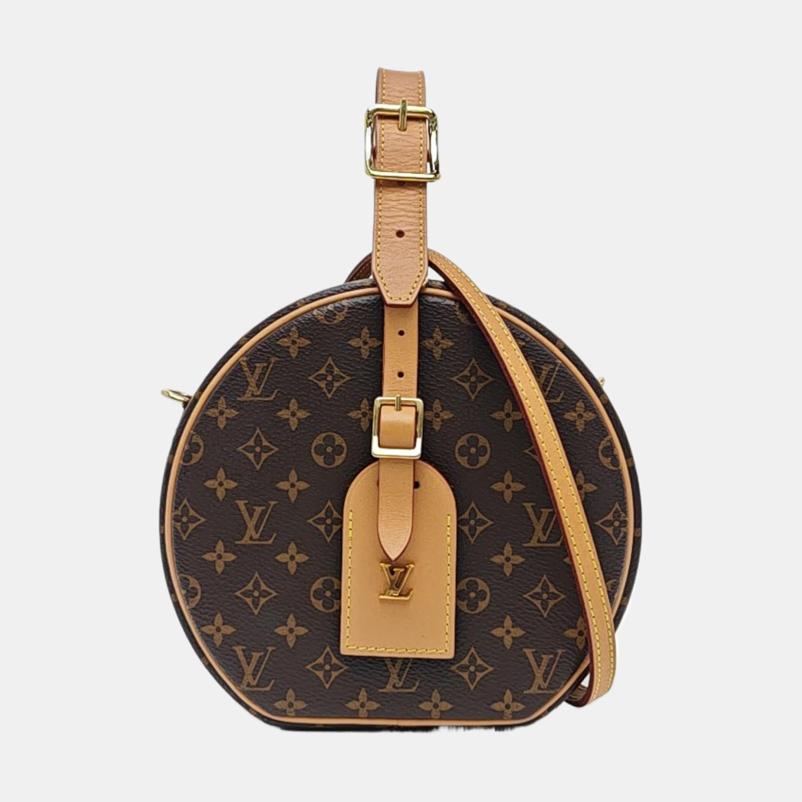 BOITE CHAPEAU PM Monogram Coated Canvas Brown