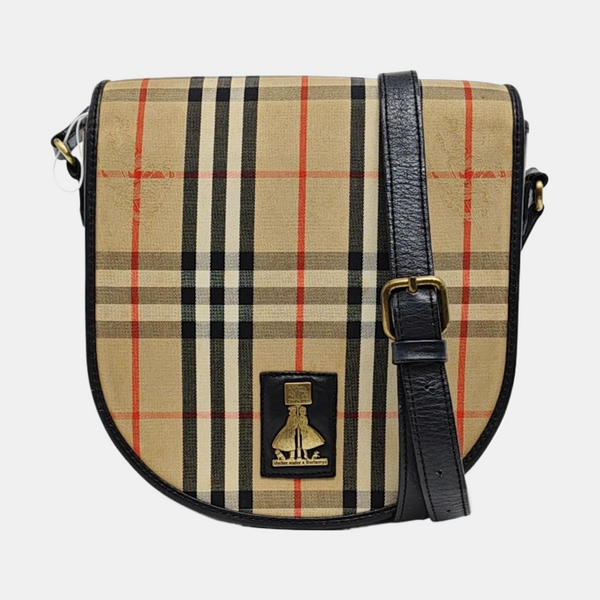 Canvas Crossbody Bag Beige
