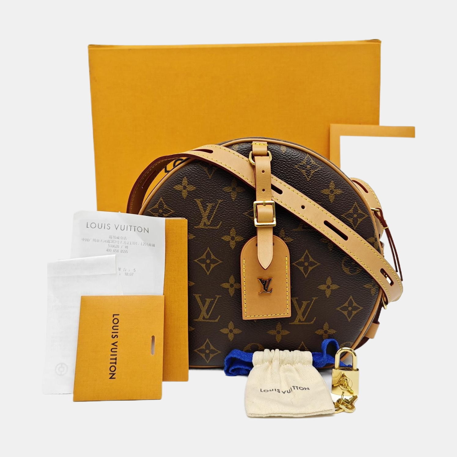 BOITE CHAPEAU MM Monogram Coated Canvas Brown