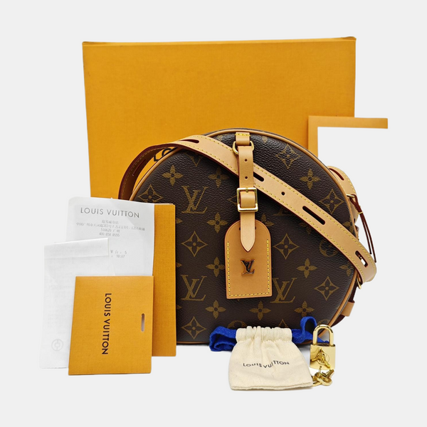 BOITE CHAPEAU MM Monogram Coated Canvas Brown