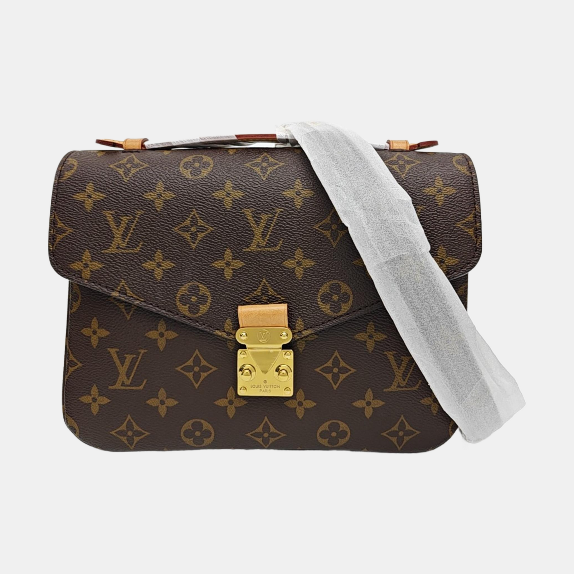 MÉTIS MM Monogram Coated Canvas Brown