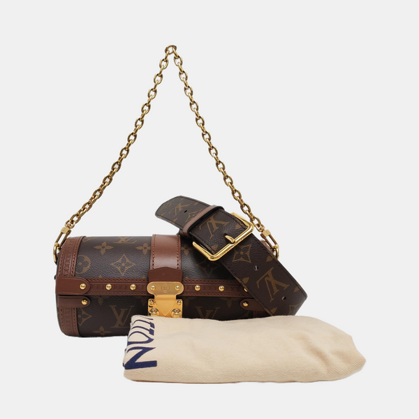PAPILLON 19 Monogram Coated Canvas Brown