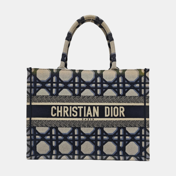 Book Tote Medium Canvas Blue