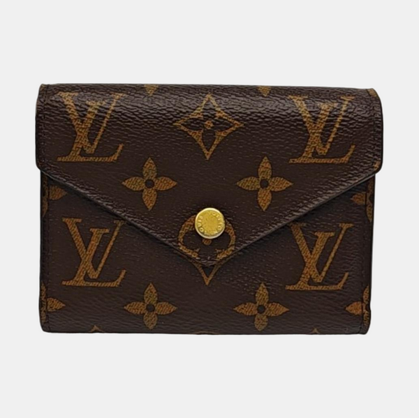 VICTORINE Monogram Coated Canvas Brown Wallet