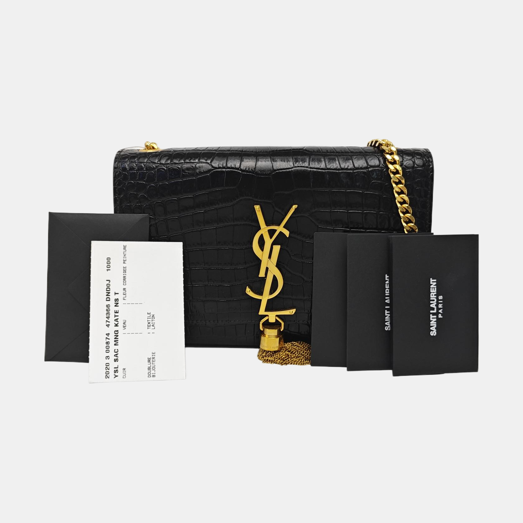 KATE Small Calfskin Black
