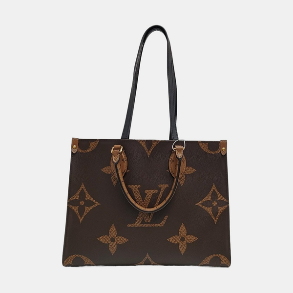 ONTHEGO MM Monogram Coated Canvas Brown