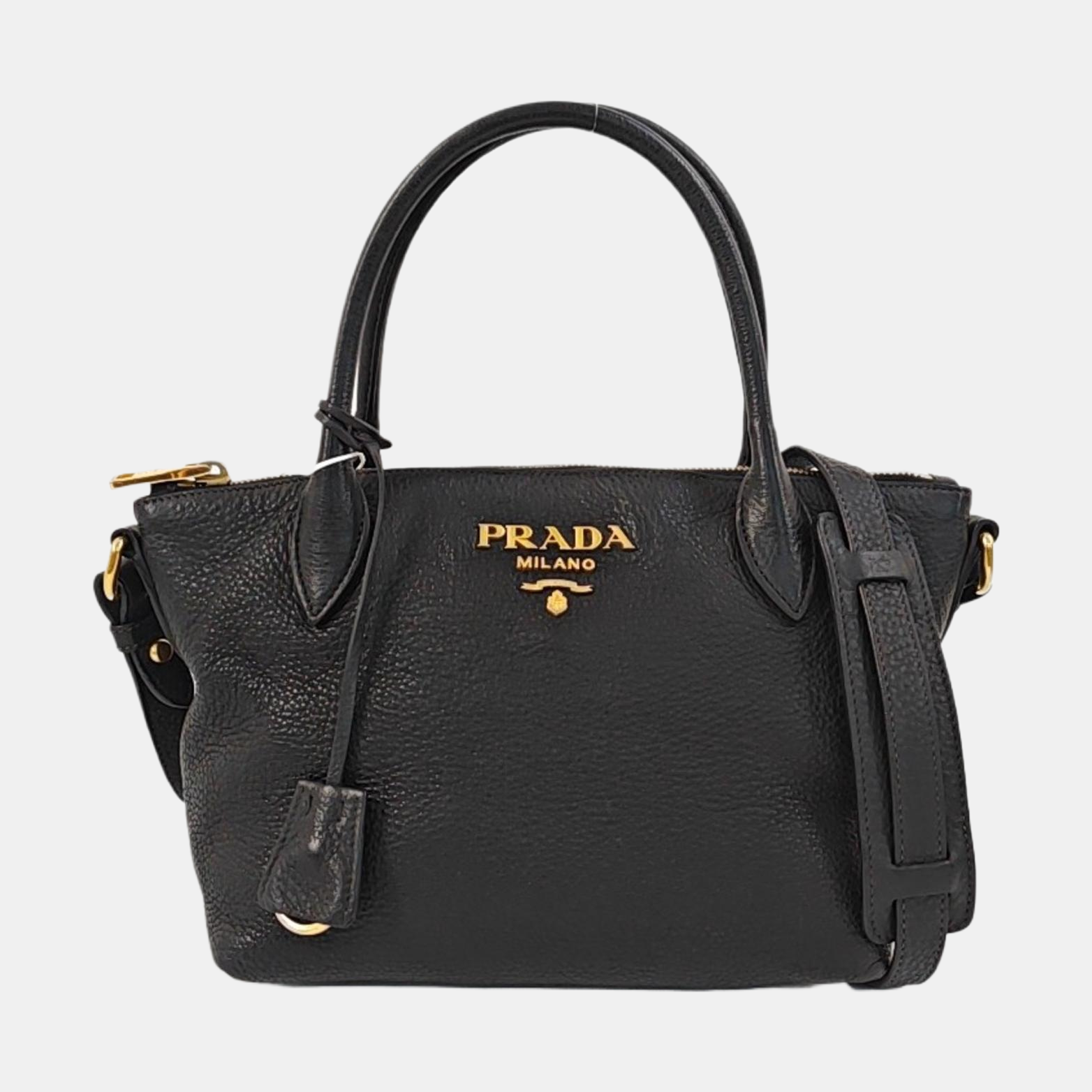 Calfskin Tote Bag Large Black
