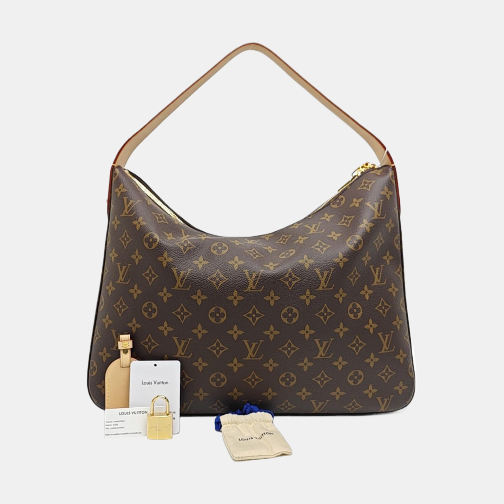 SLOUCHY MM Monogram Coated Canvas Brown