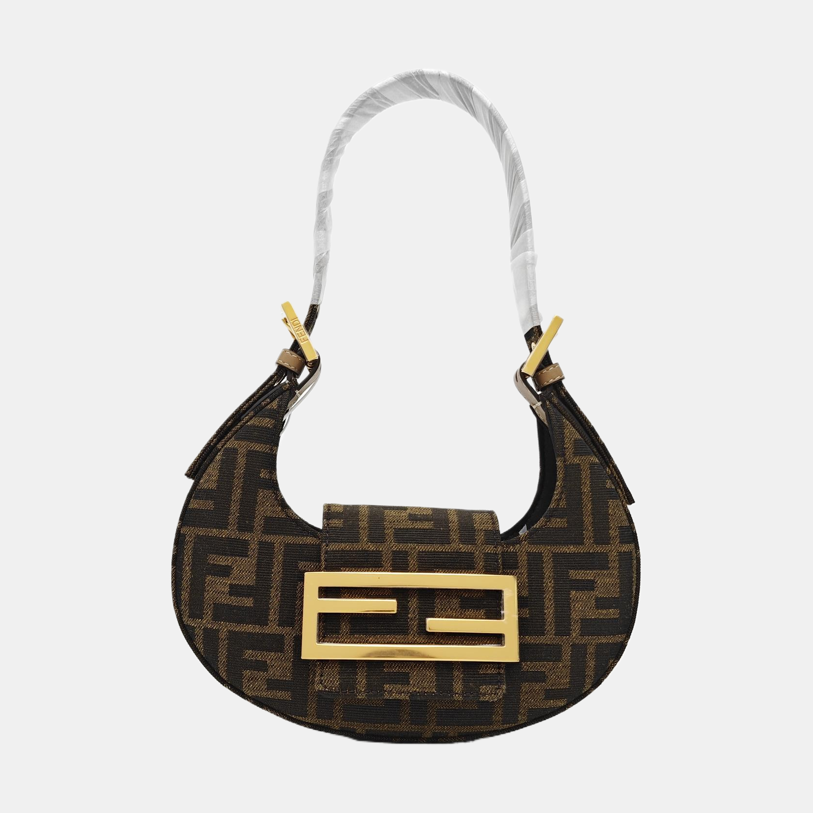 Cookie Mini Monogram Canvas Brown