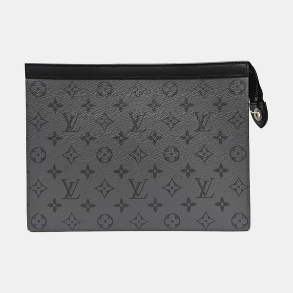 Pochette Voyag MM Monogram Coated Canvas Gray