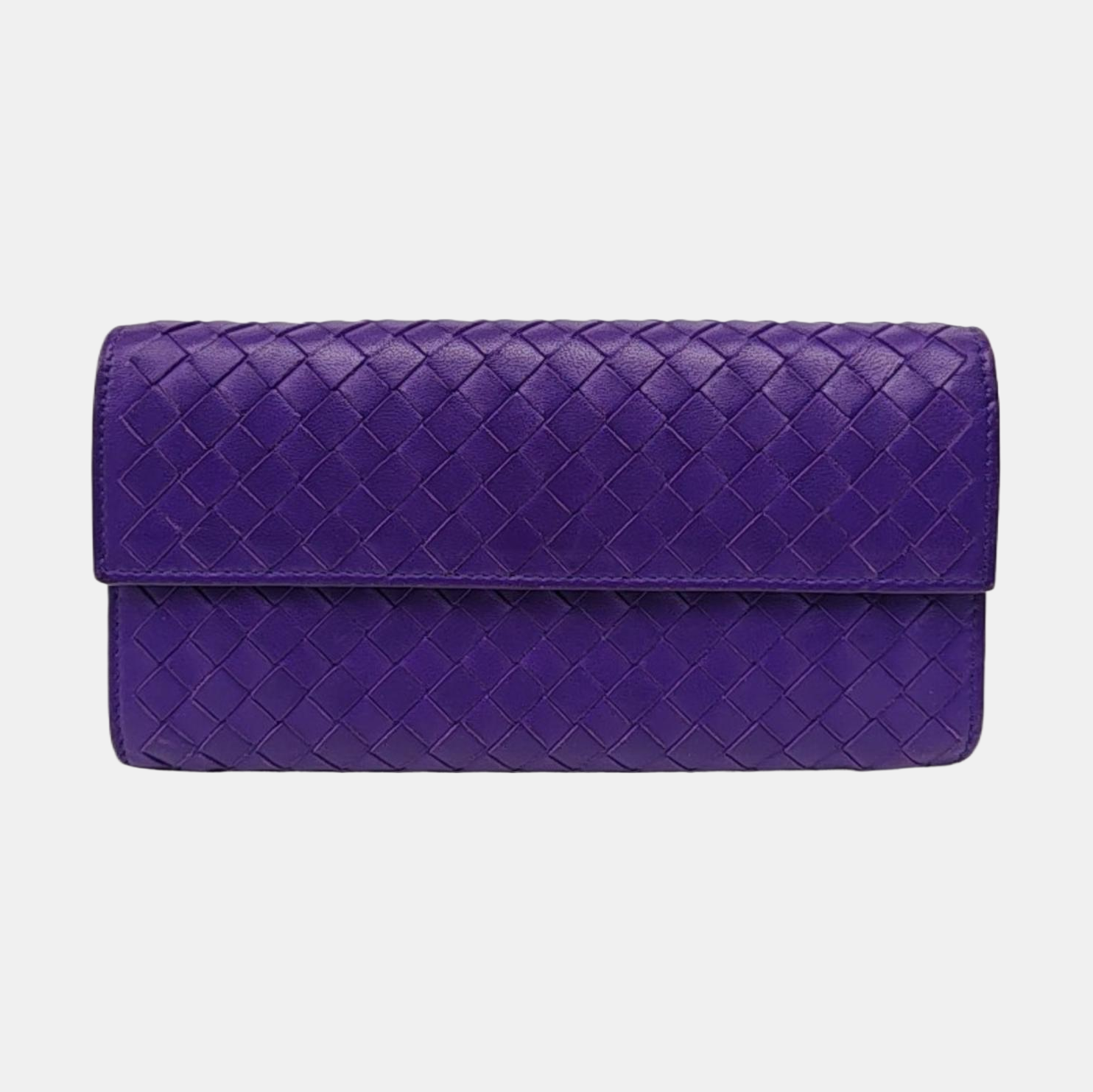 Lambskin Clutch Purple