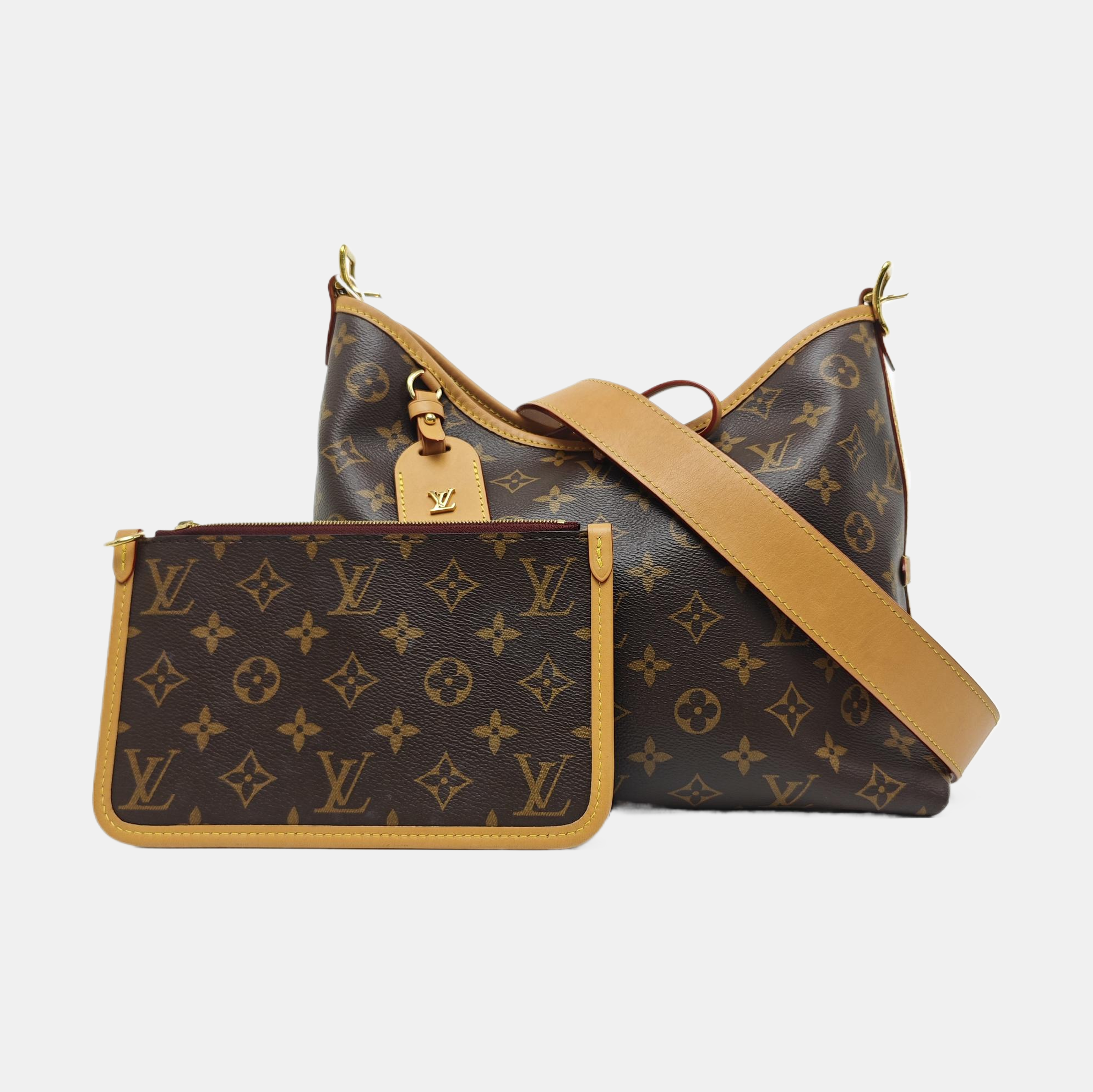 CARRYALL PM Monogram Coated Canvas Brown