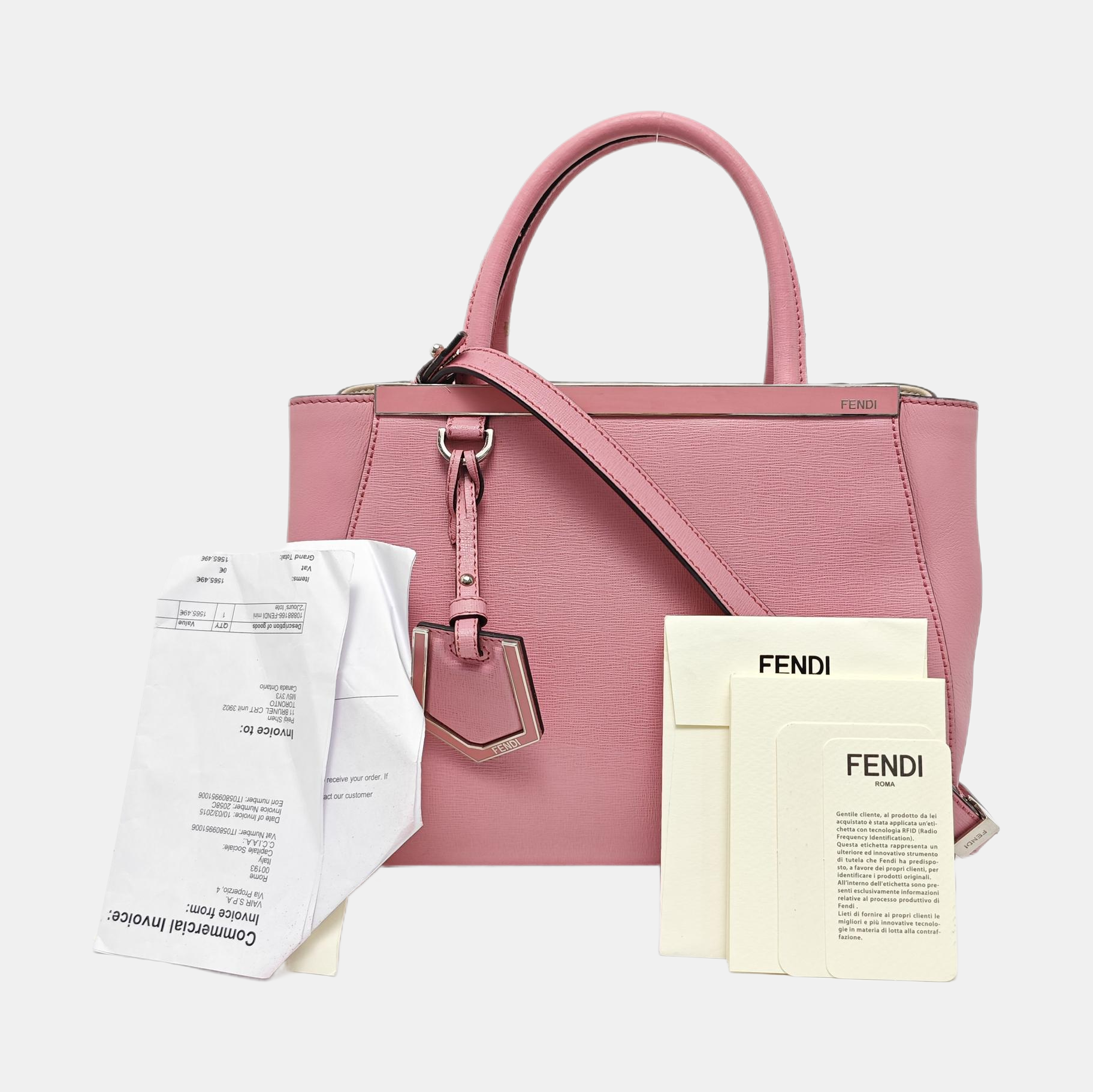 2 Jours Small Calfskin Pink