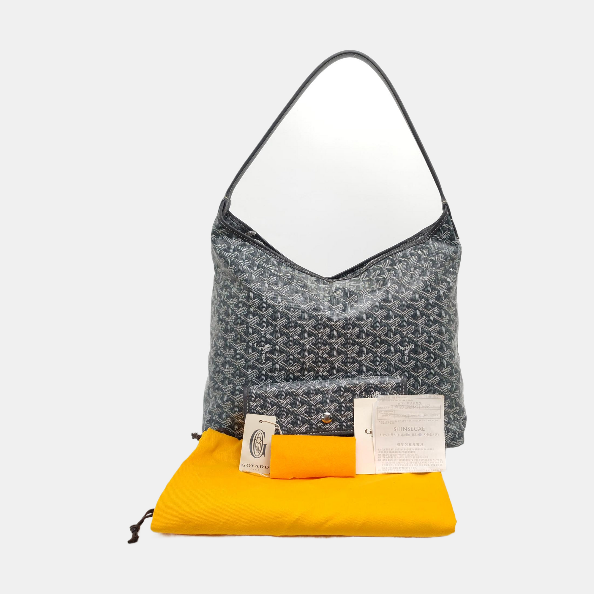 Hobo Coated Canvas Gray