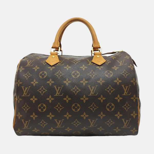 SPEEDY 30 Monogram Coated Canvas Brown