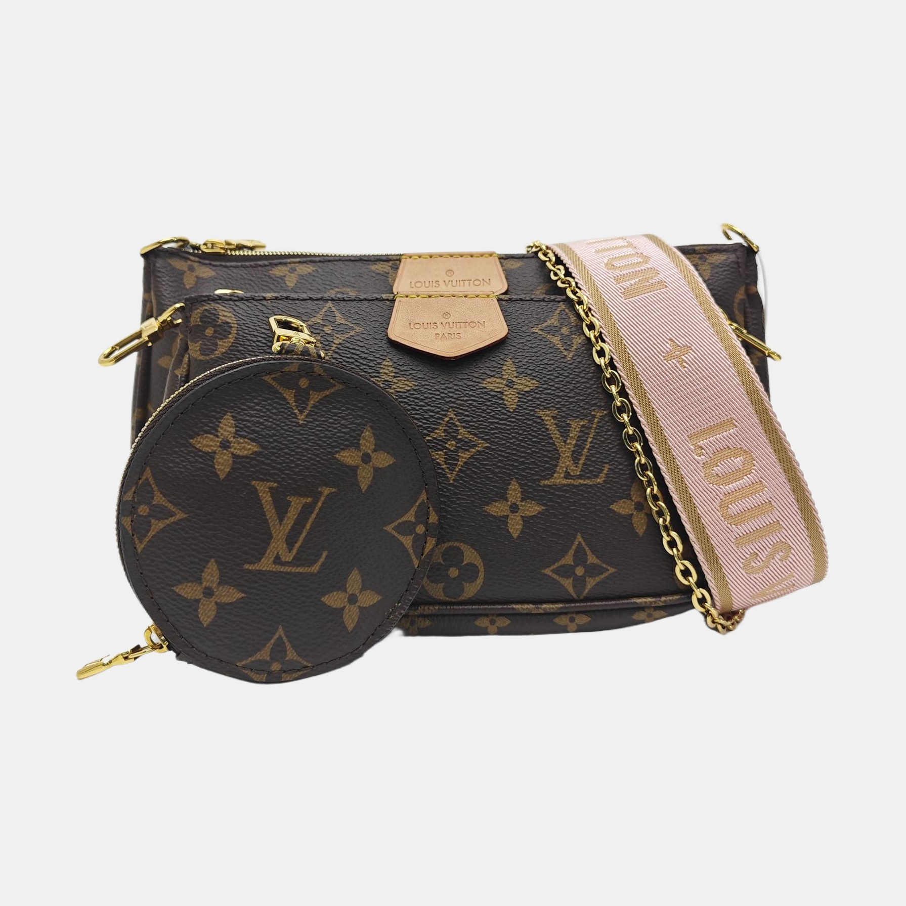 MULTI Monogram Coated Canvas Brown