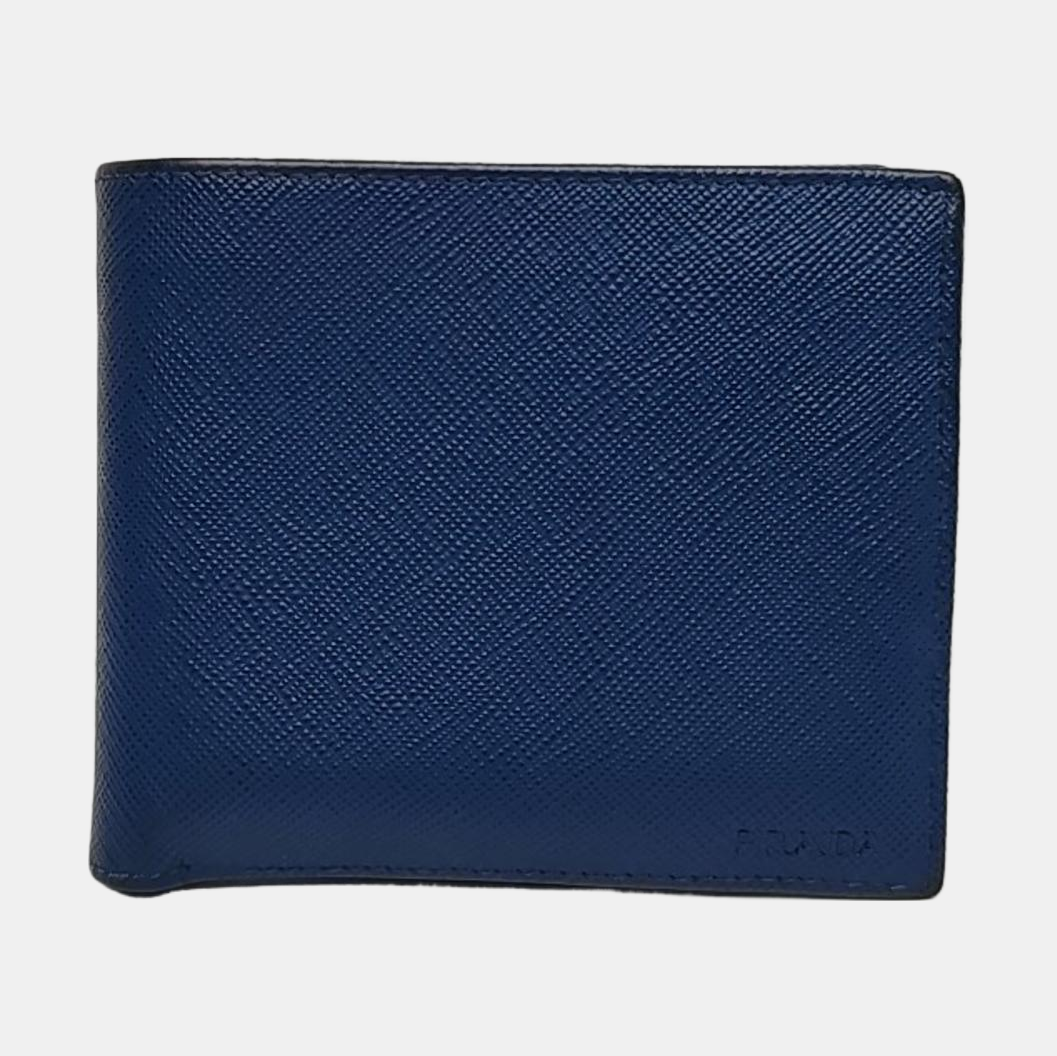 Saffiano Calfskin Wallet Blue