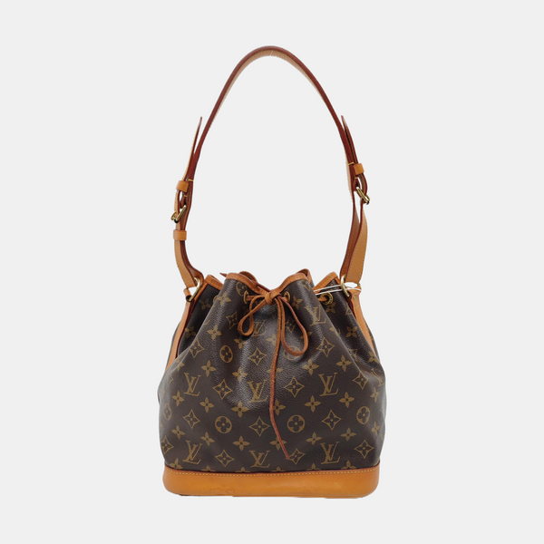 NOÉ MM Monogram Coated Canvas Brown
