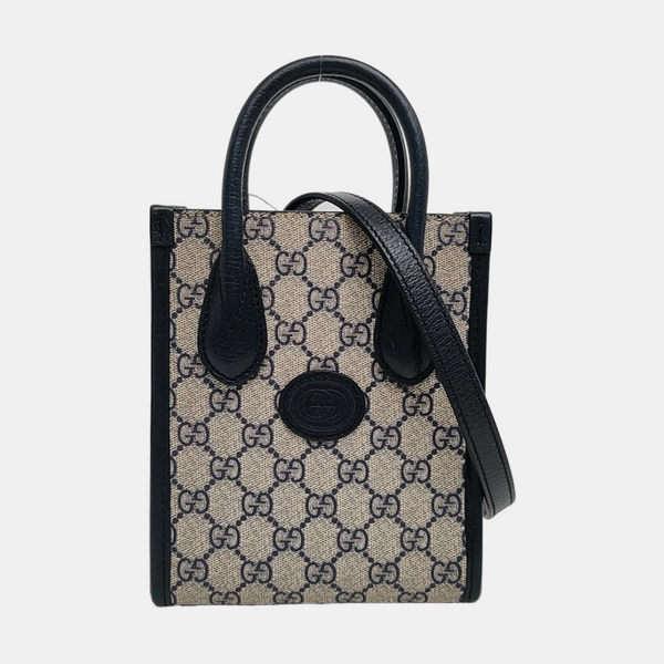 Retro Mini Monogram Coated Canvas Beige