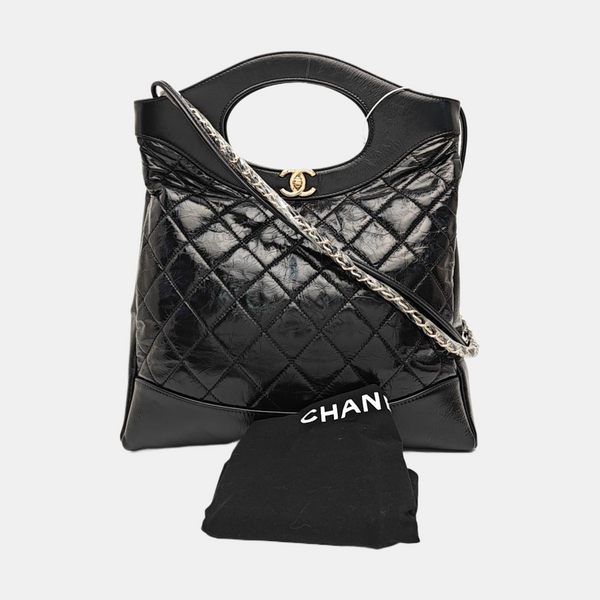 CHANEL 31 Quilted Calfskin Black