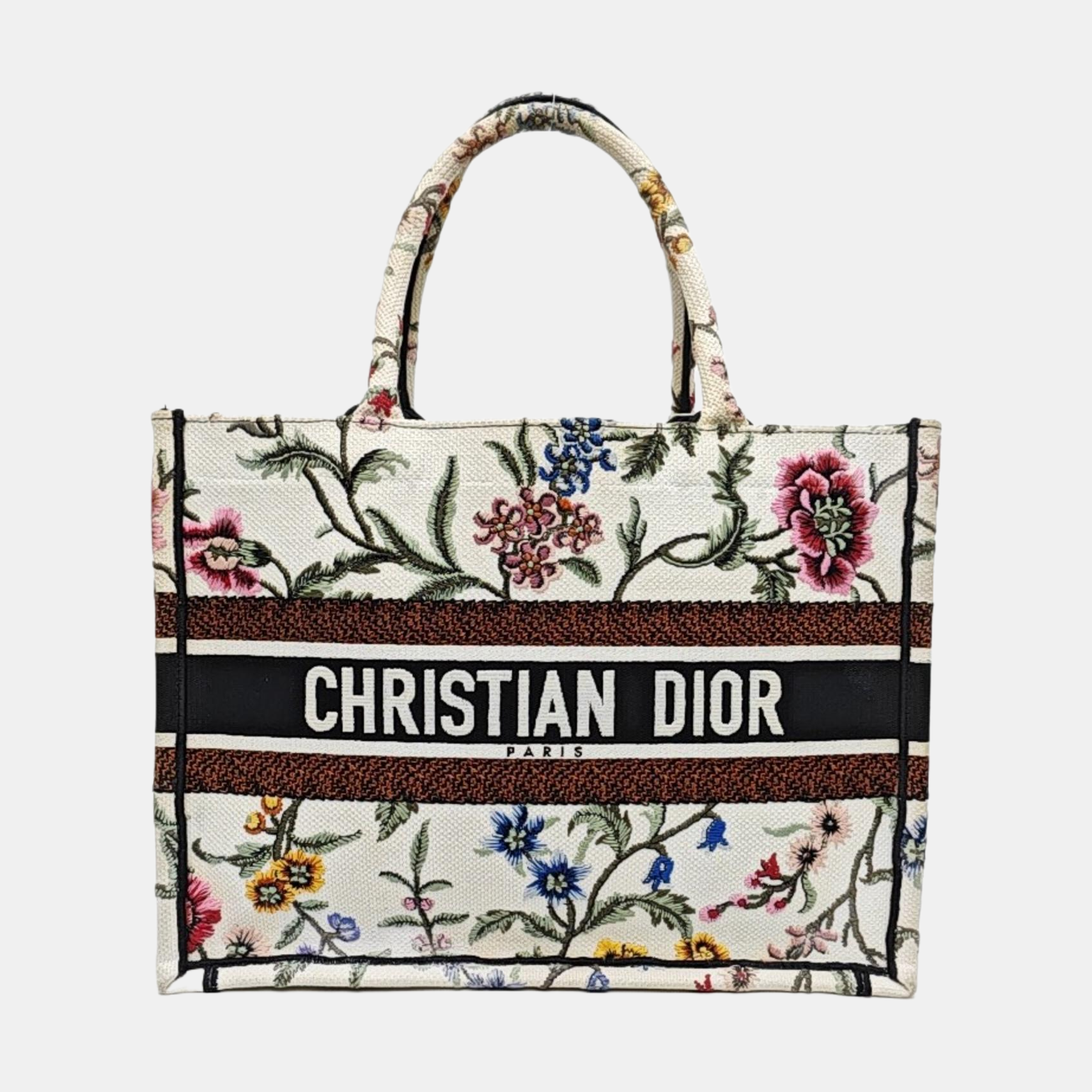 Authenticated pre-owned  Book Tote Medium Canvas Multicolor - Tote Bag at Looply