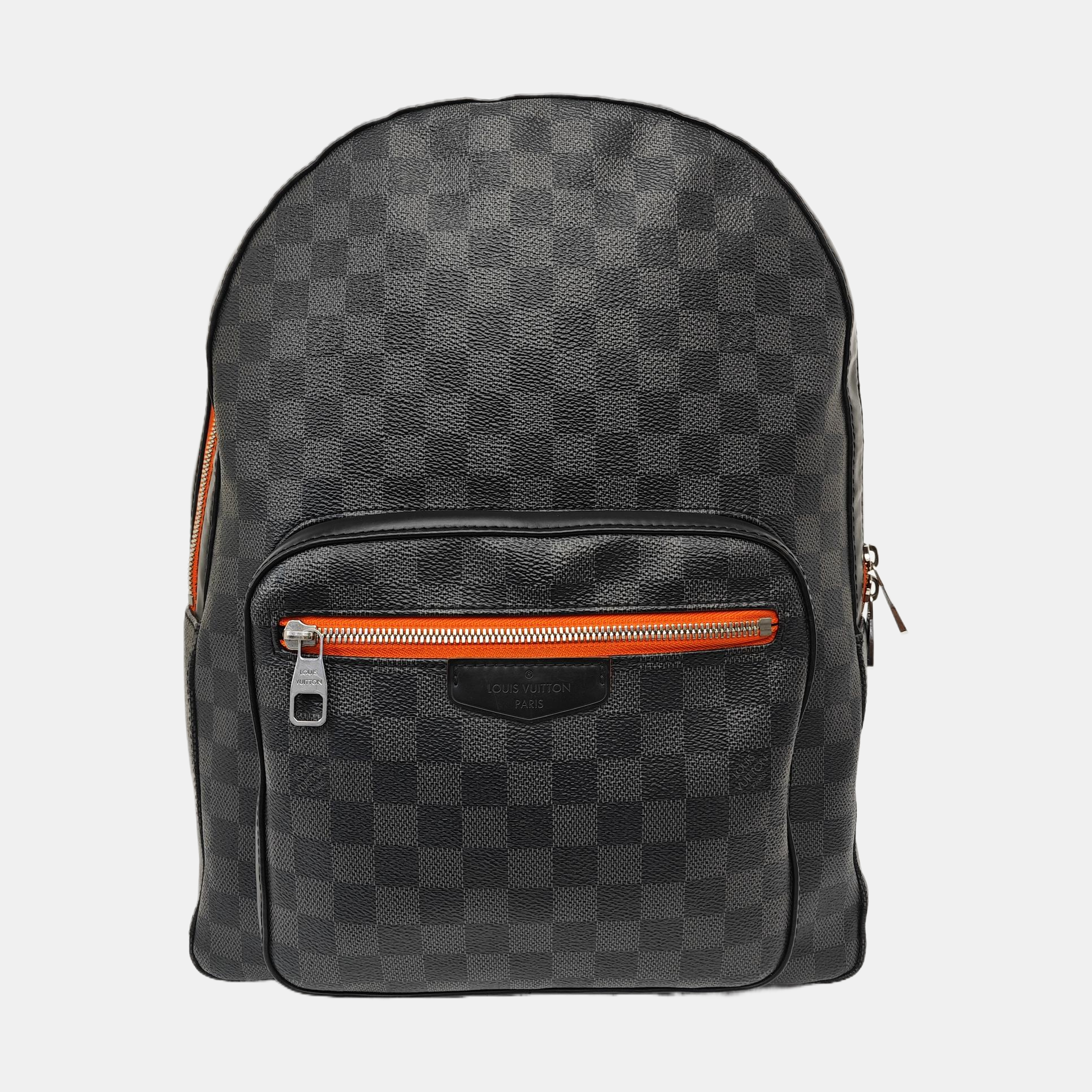 JOSH Damier Graphite Coated Canvas Gray