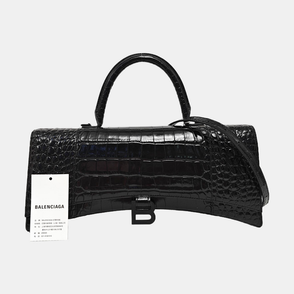 Hourglass Calfskin Black