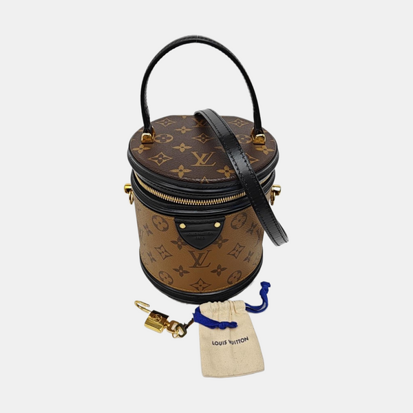 CANNES PM Monogram Coated Canvas Brown