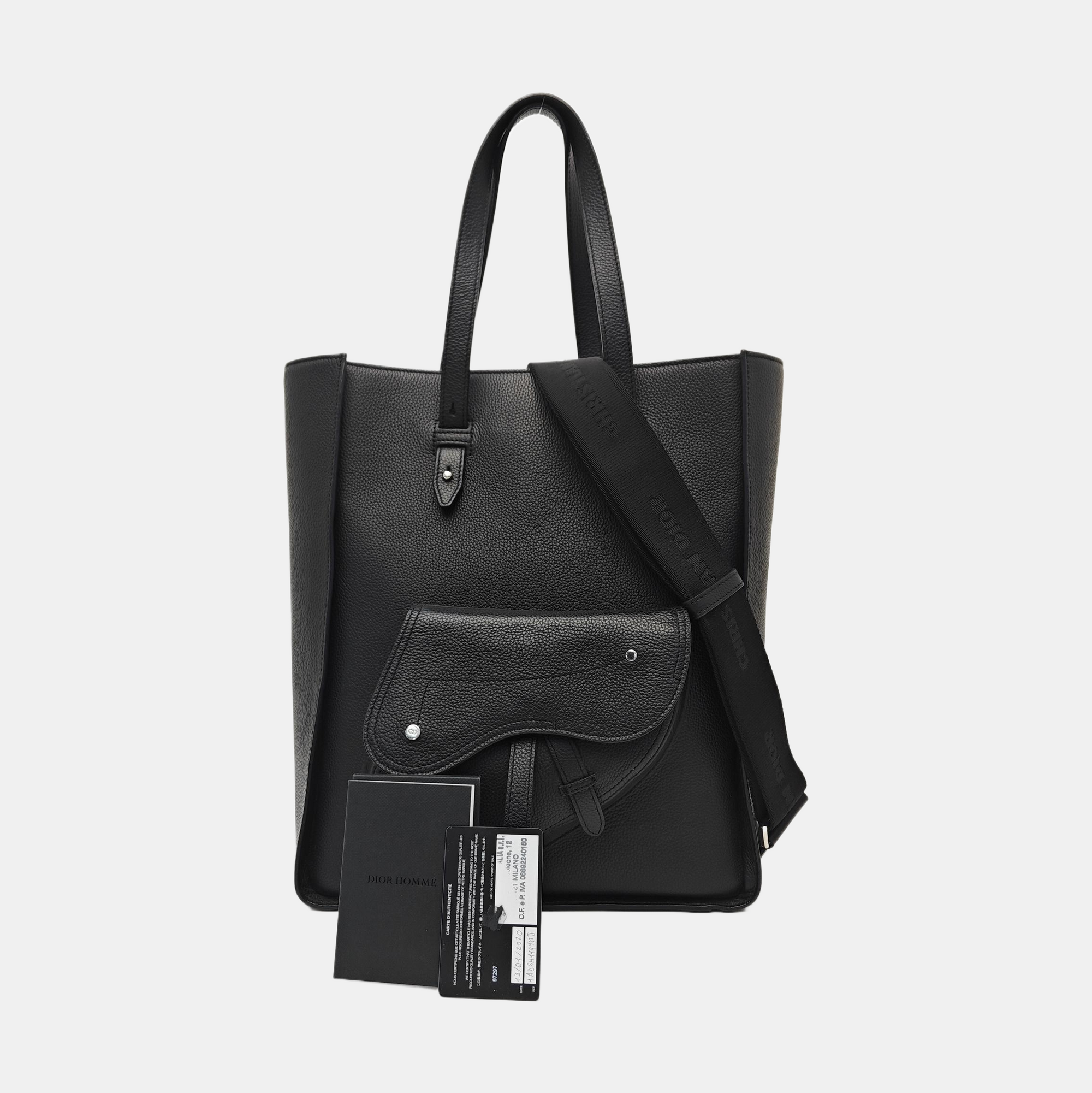 Calfskin Tote Bag Black