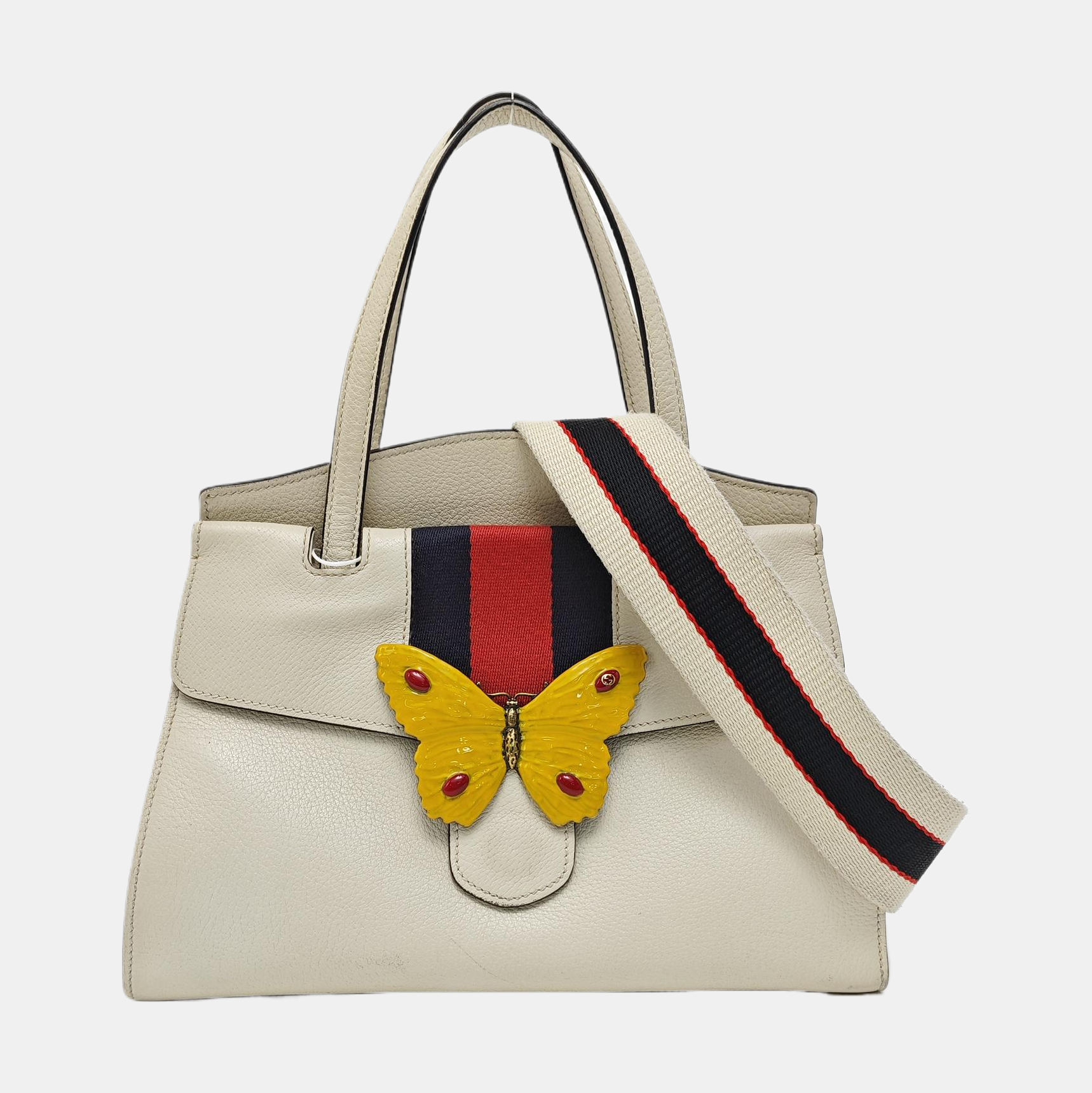 Sylvie Medium Calfskin Beige
