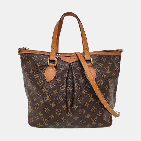 PALERMO PM Monogram Coated Canvas Brown