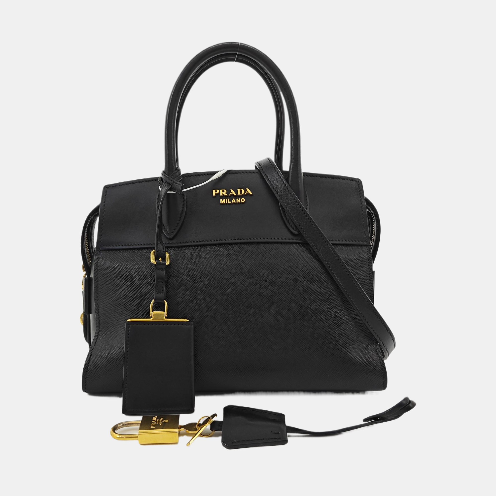 Esplanade Saffiano Calfskin Black