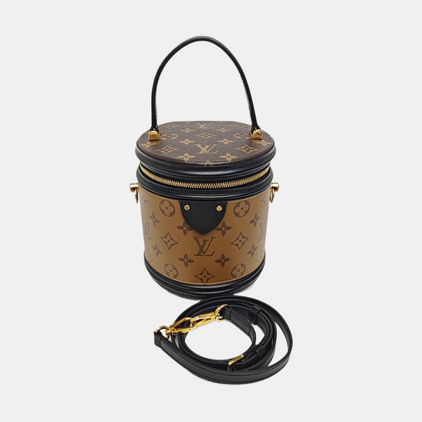 CANNES PM Monogram Coated Canvas Brown
