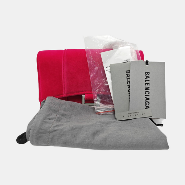 Fabric Shoulder Bag Red