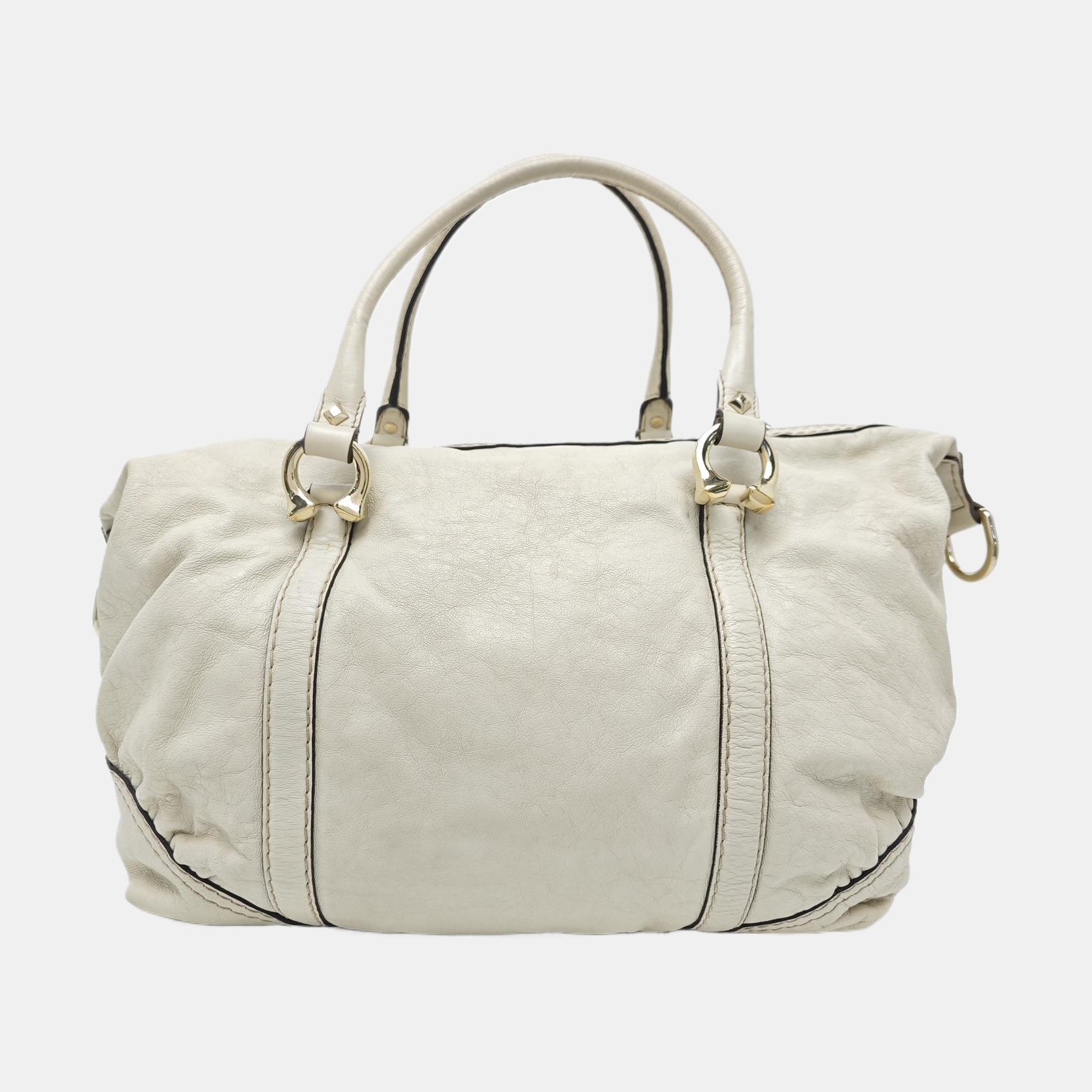 Calfskin Tote Bag White