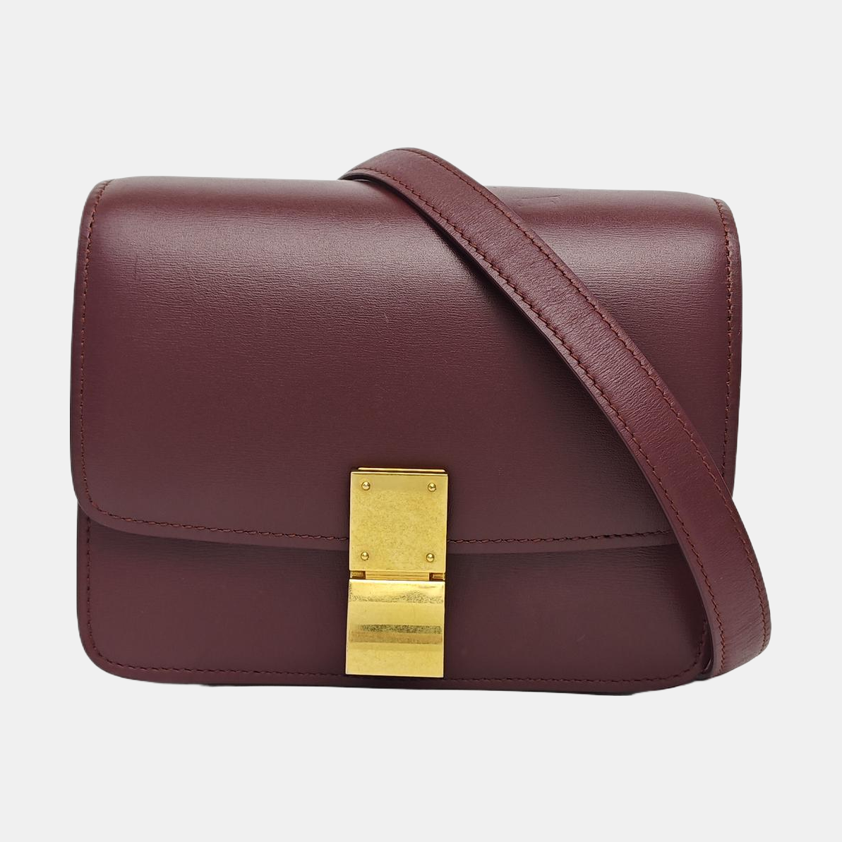 CLASSIC BOX Mini Calfskin Red